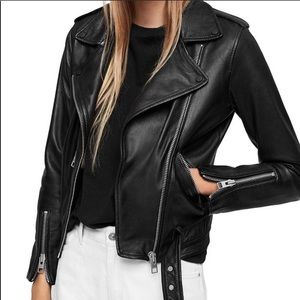 All saints balfern biker jacket size 4